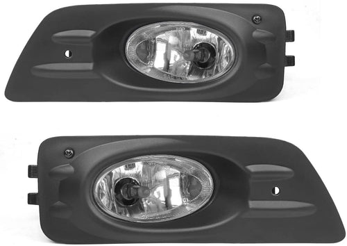 2006-2007 Honda Accord Par Fog Lights Fondo Cromado (Chofer & Pasajero) - PAL Auto Parts