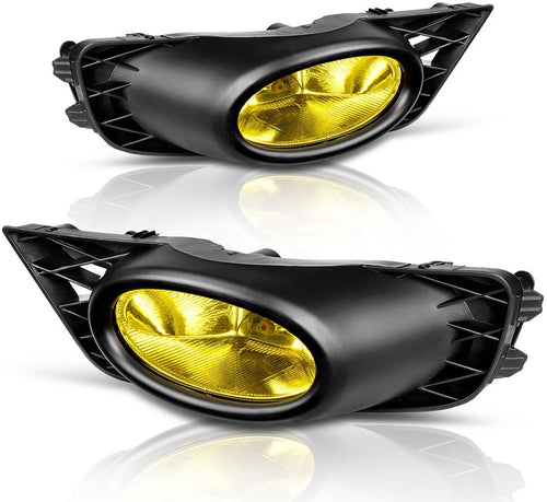 2009-2011 Honda Civic Sedan Par Fog Lights Fondo Amarillo (Chofer & Pasajero) - PAL Auto Parts