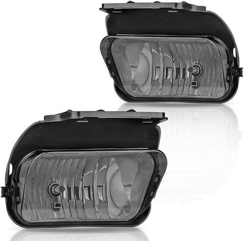 2003-2007 Chevy Silverado Par Fog Lights Fondo Cromado (Chofer & Pasajero) - PAL Auto Parts