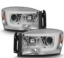 Cargar imagen en el visor de la galería, 2006-2008 DODGE RAM 1500 2500 3500 PAR FOCOS FONDO CROMADO LED TUBE HALO PROJECTOR (CHOFER &amp; PASAJERO) - PAL Auto Parts
