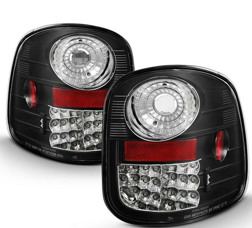 1997-2003 FORD F-150 FLARESIDE PAR FOCOS LED FONDO NEGRO (CHOFER & PASAJERO) - PAL Auto Parts